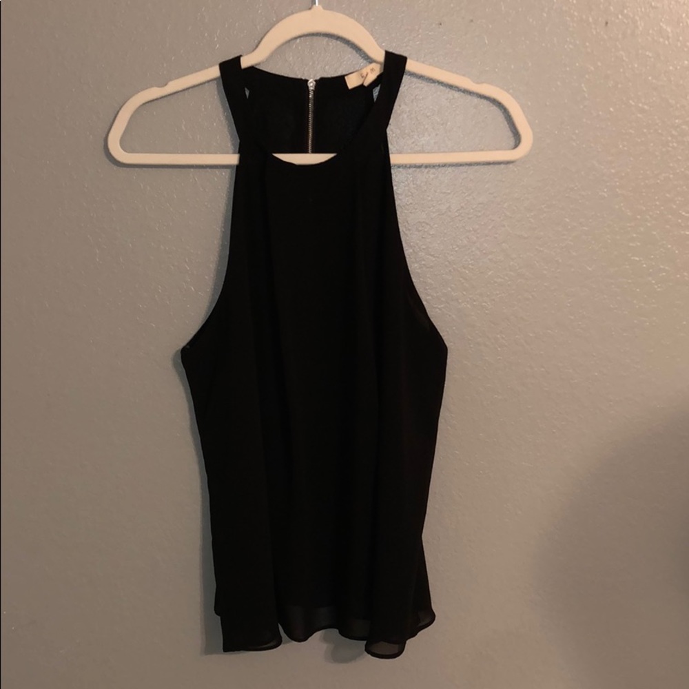 black halter top